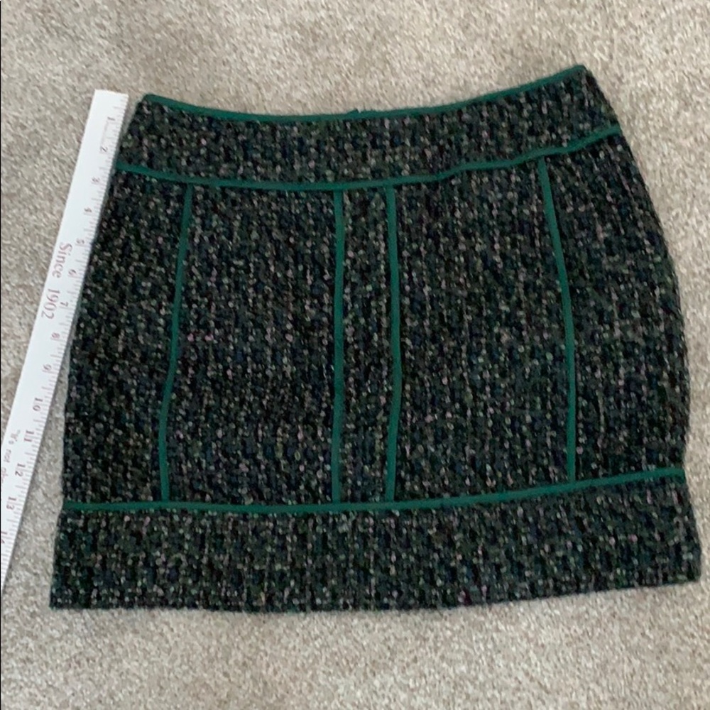 Crew tweed patterned skirt